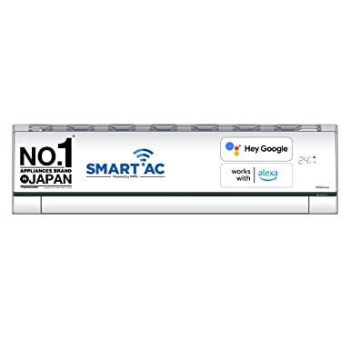 Panasonic 1 Ton Wi-Fi Inverter 5 Star Smart Split AC (Copper, 7 in 1 Convertible with additional AI Mode, 4 Way Swing, nanoe-G Air Purification Technology, CS/CU-XU12YKY5W,2023 Model, White)