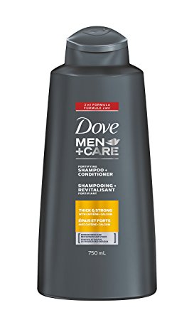 Dove Men Care Thick and Strong Shampoo & Conditioner, 750mL