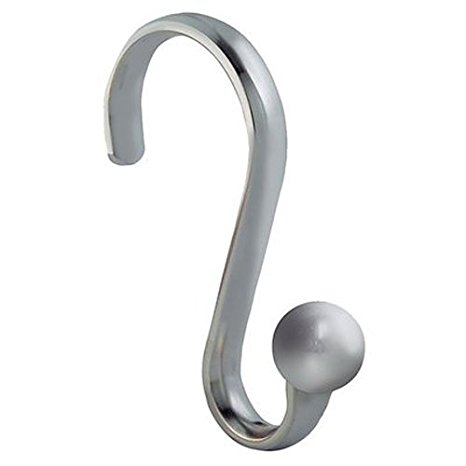 Interdesign Axis Shower Hooks With Ball - Chrome