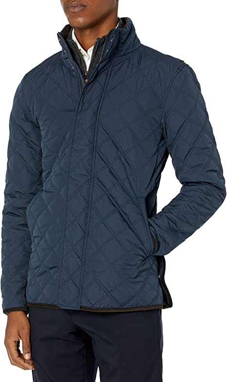 Buttoned Down Men's Water Repellant Quilted Car Coat