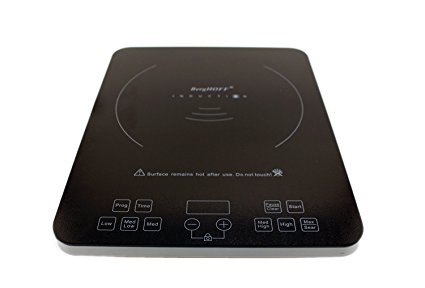 BergHOFF Commercial Grade 1800 Watt Portable Touch Screen Induction Cooktop Stove, Single Countertop Burner