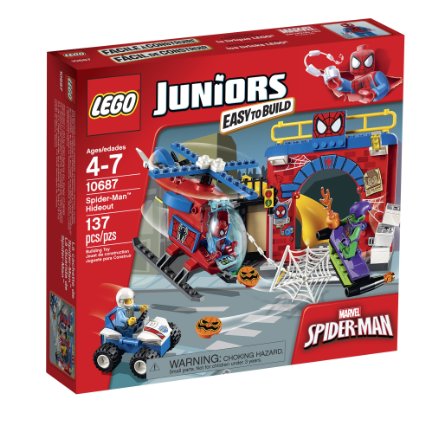 LEGO Juniors 10687 Spider-Man Hideout Building Kit