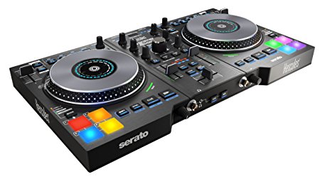 Hercules DJControl Jogvision, USB DJ controller for Serato with in-jog displays and AIR controls
