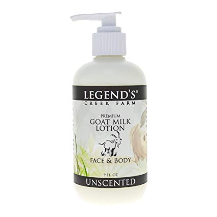 Unscented Goat Milk Lotion - 9 Oz Bottle - Paraben Free, Gentle & Natural For Sensitive Skin