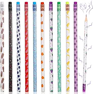 30 Pieces Scented Pencils Welcome Back to School Pencils Graphite Pencil Cylinder Wood Pencils with Fruit Elements School Stationery Party Reward Supplies for Students, 7.5 Inch (Multiple Style)