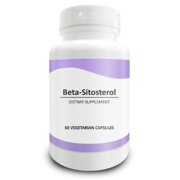 Pure Science Beta-Sitosterol 375mg - Beta Sitosterol Plant Sterols Dietary Supplement with Anti-inflammatory Properties Reduce Hair Loss, Supports Urinary Tract Health & Lower Body Cholesterol Levels - 50 Vegetarian Capsules