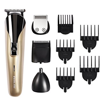 BESTOPE Hair Beard Trimmer Clippers 8 in 1 Man's Grooming Kit Facial Nose and Head Hair Cutter Trimming, Rechargeable Hair Shaver with 13 Attachments