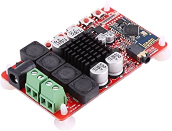 TDA7492 50w x2 Digital Dual Channel Amplifier Module Stereo AMP Board with CSR8635 Bluetooth V4.0 Reveiver and Microphone