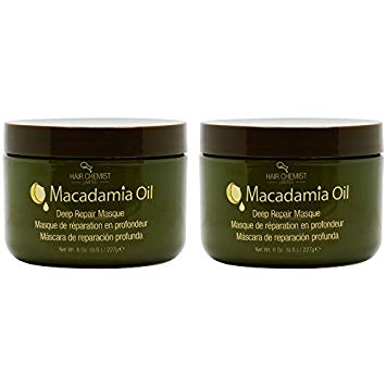 Hair Chemist Macadamia Oil Deep Repair Masque 8oz"Pack of 2"