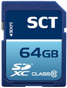 SCT Secure 64GB SDXC Class 10 High Speed  Universal Flash Memory Card