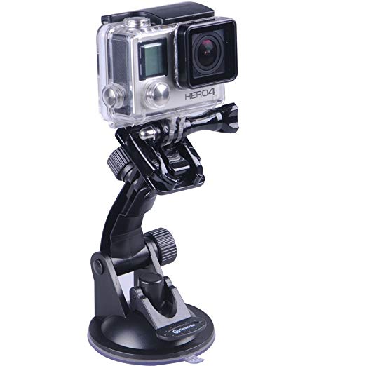Smatree Suction Cup Mount for GoPro Hero 7/6/5/4/3 /3/2/1/Session