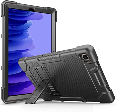 ProCase Galaxy Tab A7 10.4 inch 2020 Protective Case (Model SM-T500 T505 T507), Heavy Duty Shockproof Rugged Case with Kickstand for 2020 Release Samsung Galaxy Tab A7 10.4” -Black