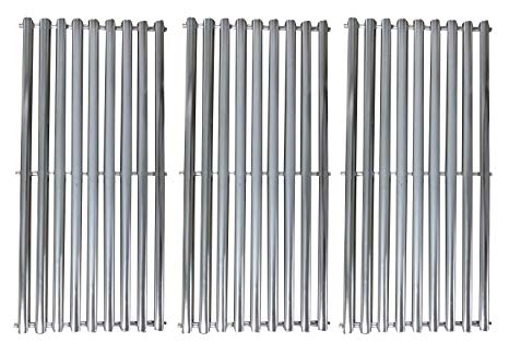 Relishfire 3 Pack of Stainless Steel Cooking Grid, Replacement for Charbroil, Kenmore, Centro,Broil King,Costco Kirkland,K Mart Gas Grill