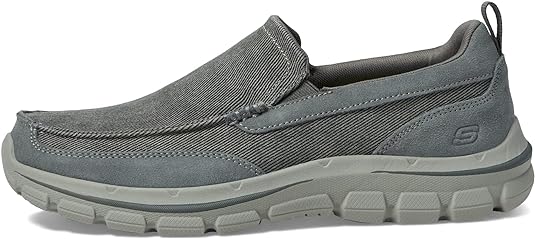 Skechers Men's Palmero-Matthis Moc Toe Canvas Slip On