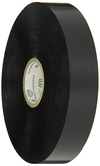 Scotch Vinyl Electrical Tape Super 88, 3/4 in x 36 yds, Black