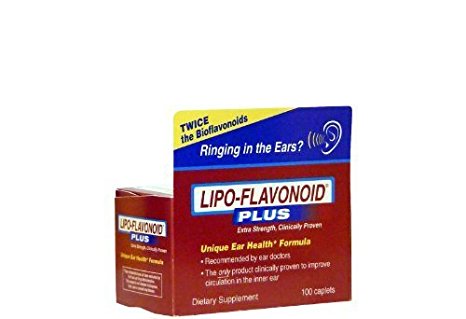 Lipo-Flavonoid PLUS Extra Strength Ear Health Caplets, 100 ct (Quantity of 1) by Lipo-Flavonoid