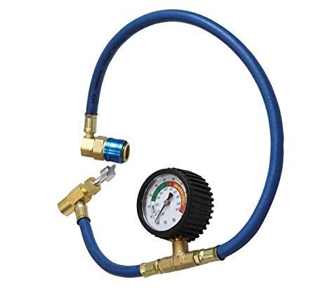 A/C R-134a Air Conditioning Pro Heavy Duty Charging Hose and Gauge
