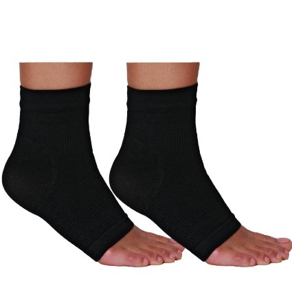 Plantar Fasciitis Sleeve - Arch Support, Heel Pain, Compression Sock Foot Sleeve