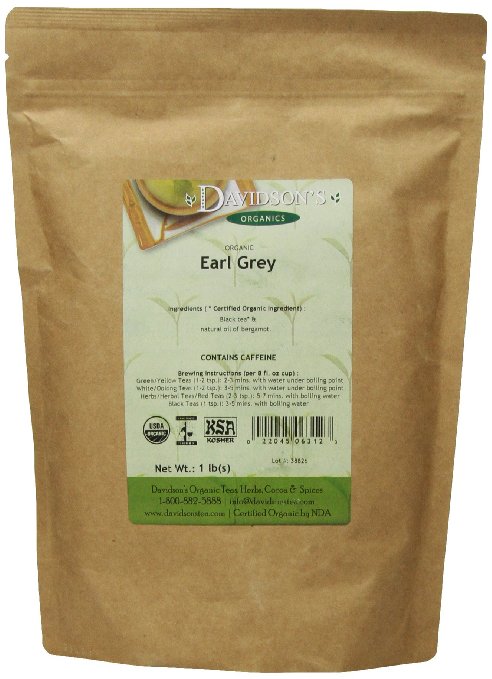 Davidsons Tea Bulk Earl Grey 16-Ounce Bag