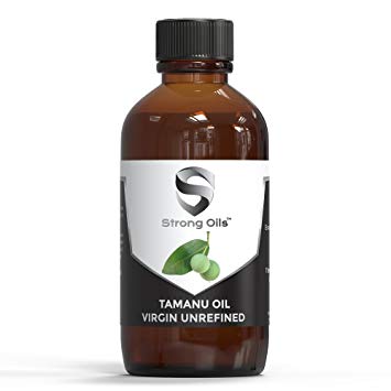 TAMANU OIL - 4 OZ 100% PURE COLD PRESSED, VIRGIN/UNREFINED BY STRONG OILS | PERFECT FOR SKIN, HAIR, ACNE, SCARS STRETCH MARKS