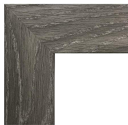 US Art Frames 13x19 Inch Picture Frame, Smooth Wrap Finish, 1.25-Inch Wide, Distressed Rustic Grey Barnwood (This is NOT Real Barnwood), Wood Composite MDF