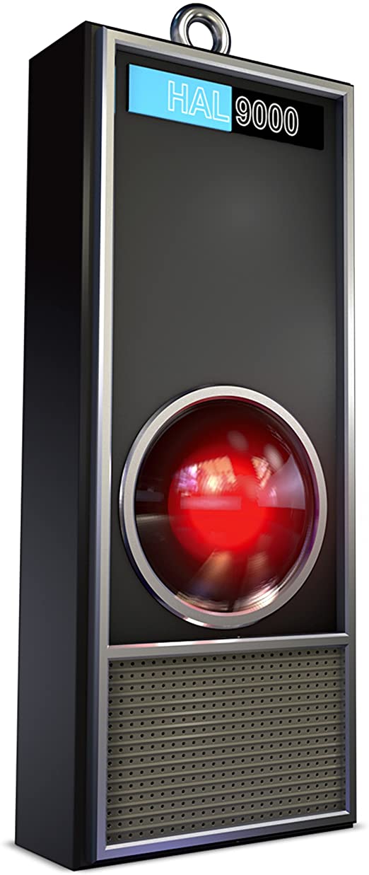 Hallmark Keepsake Christmas Ornament 2018 Year Dated, 2001: A Space Odyssey HAL 9000 50th Anniversary with Light and Sound