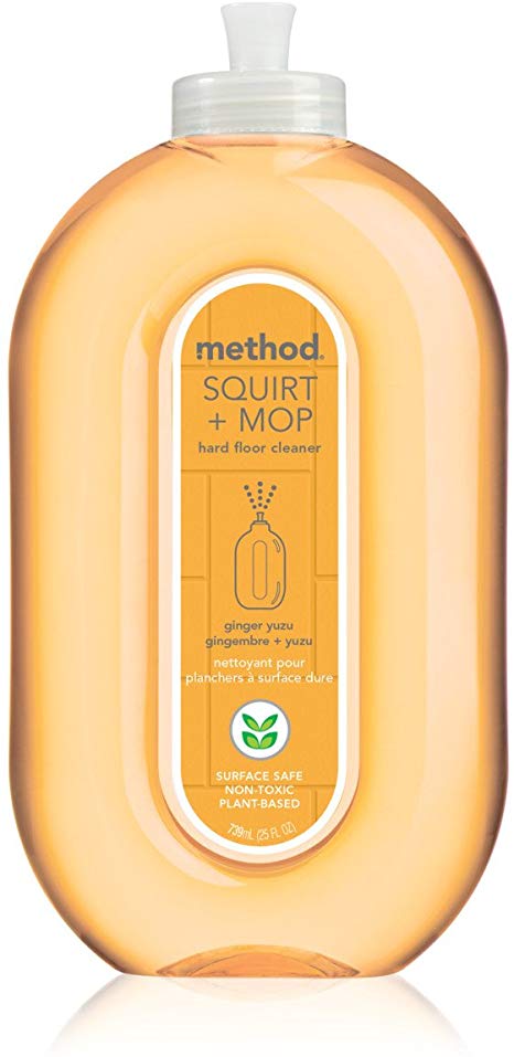 Method Squirt   Mop Hard Floor Cleaner, Ginger Yuzu, 25 Fl Oz (Pack of 6)