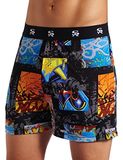 Stacy Adams Men's Big Geometric Boxer Short