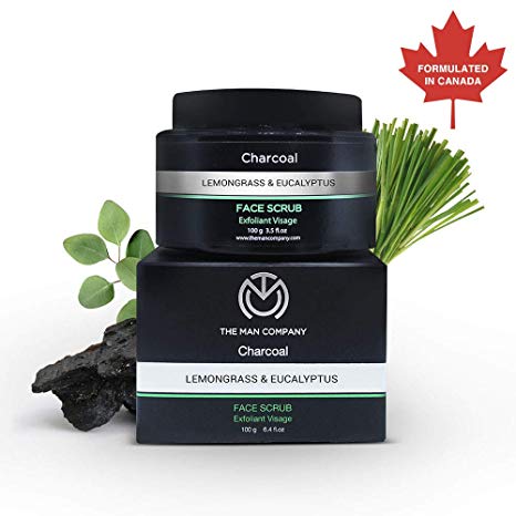 The Man Company Activated Charcoal Face Scrub For Men, 100g