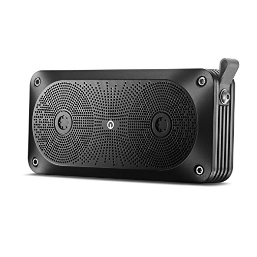 Bluetooth Speaker, New Trent 7W Output Bluetooth Portable Wireless Stereo Speakers with Built in Microphone for Handfree Phone Call [Black]