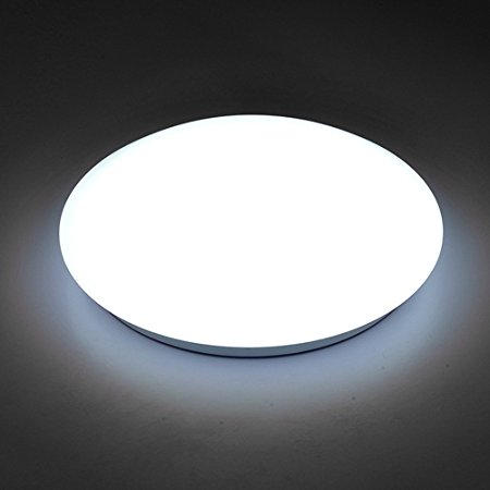 AFSEMOS 14-Inch LED Flush Mount Ceiling Light , 18W,4500K Round Ceiling Lighting,LED Ceiling Lighting for Bedroom Living Room Kitchen, 90W Halogen Bulbs Equivalent, 1600lm,
