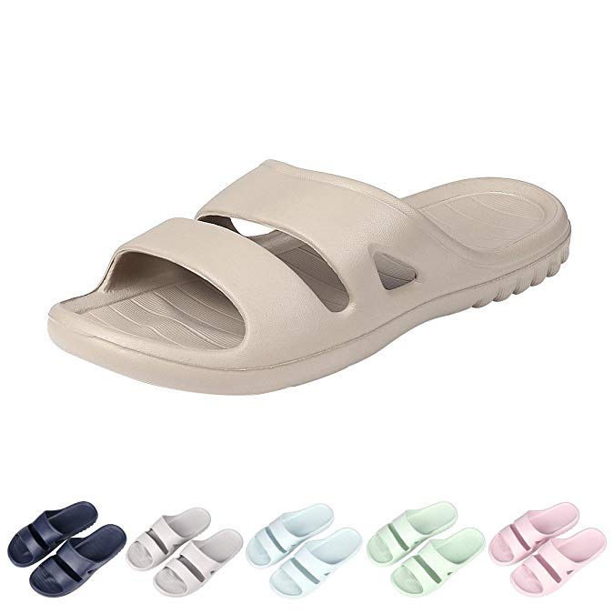 Shower Sandal Slippers Quick Drying Bathroom Slippers Gym Slippers Soft Sole Open Toe House Slippers