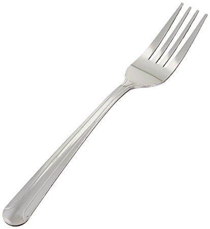 Winco 0014-05 12-Piece Dominion Heavy Weight Dinner Fork Set, 18-0 Stainless Steel