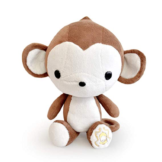 Bellzi Brown Monkey Cute Stuffed Animal Plush Toy - Adorable Soft Monkey Toy Plushies and Gifts - Perfect Present for Kids, Babies, Toddlers - Monki