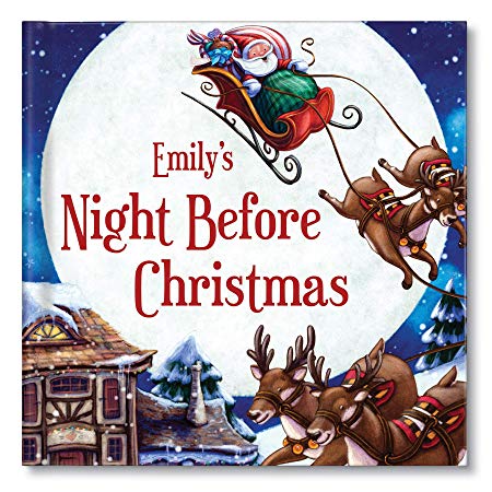 Personalized Twas' The Night Before Christmas Custom Name Keepsake Book for Children Toddler Boys Girls, Family Christmas Xmas Traditions