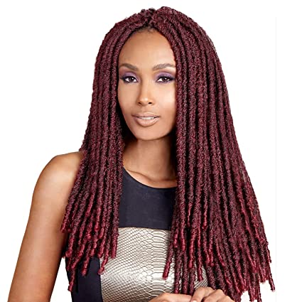 Bobbi Boss Synthetic Hair Crochet Braids Faux Locs Style Senegal Bomba Dreadlocks (6-Pack, 99J)