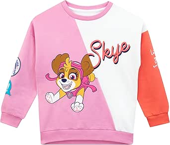 Paw Patrol Sweatshirt for Girls | Skye Sweater for Girls | Fun Kids Jumper | Official Merchandise