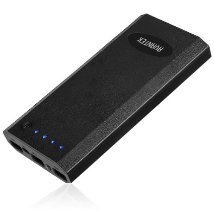 AVANTEK 20000mAh Portable Charger Ultra High Capacity External Battery with 6.3A Output, Power Bank with 3 USP Port for iPhone iPad Samsung Galaxy, Black