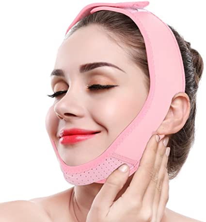 Filfeel Face Slimming Massage Belt, Facial Lifting Mask Double Chin Care Weight Loss Thin Massager Beauty Care Tool