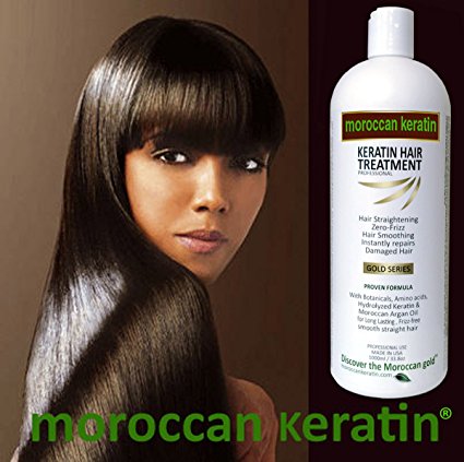 Moroccan Keratin 1000 ml for Brazilian Keratin Hair Treatment With Argan Oil Made in USA