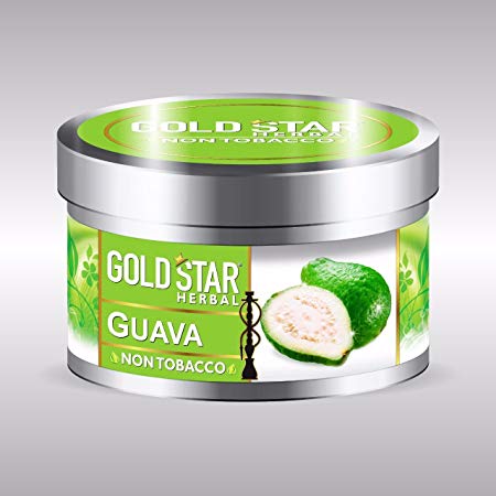 GOLDSTAR Herbal NON Tobacco Smoke GUAVA Flavor Premium Hookah 200 gm