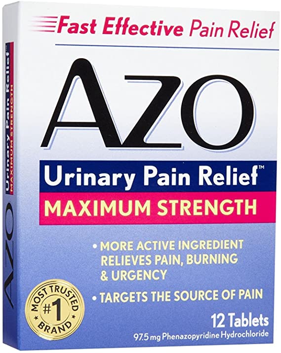 AZO - Urinary Pain Relief Maximum Strength - 12 Tablets