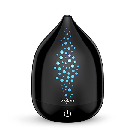 Anjou 200mL Essential Oil Diffuser Aromatherapy Diffuser 2-in-1 Humidification and Aromatherapy for Home, Office (BPA-free, Up to 8H Use, Waterless Auto Shut-Off)