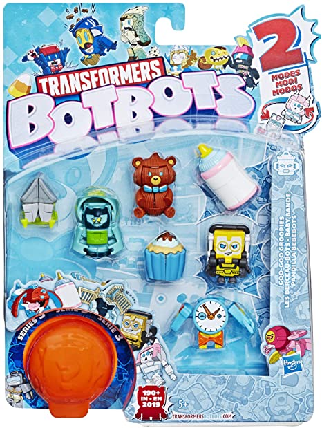 Transformers Toys Botbots Series 3 Goo-Goo Groopies 8 Pack – Mystery 2-in-1 Collectible Figures! Kids Ages 5 & Up (Styles & Colors May Vary) by Hasbro