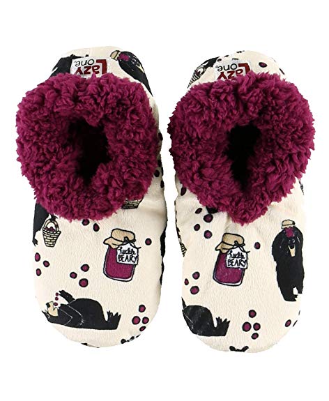 Womens Plush Fuzzy Feet Slippers by LazyOne | Ladies Soft Fuzzy House Slippers