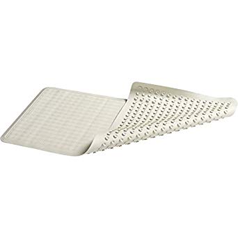 Rubbermaid Commercial Safti-Grip Bath Mat, Large, White, 1982726