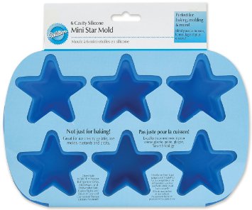 Wilton Star Silicone Mold, Mini