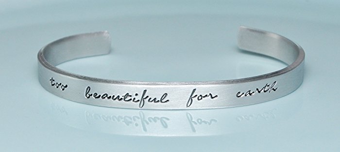 memorial bracelet, custom hand stamped bracelet cuff, personalized bracelet, customized and personalized
