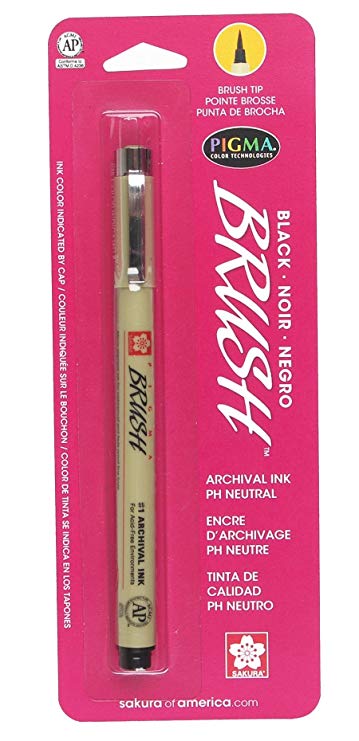 Sakura Pigma Brush Pen-Black