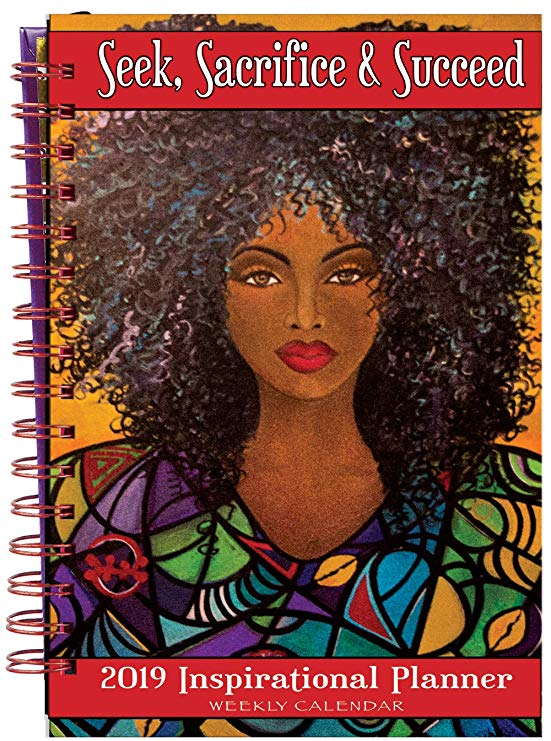 Shades of Color Seek, Sacrifice, Succeed 2019 Weekly Inspirational Planner (IP10)